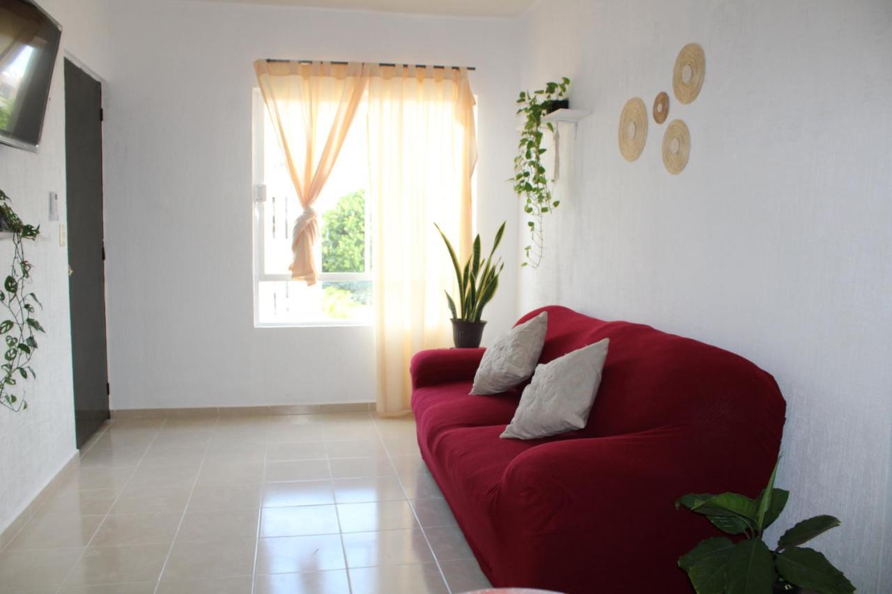 Relajante Y Acogedor Apartamento Con Alberca En Канкун Экстерьер фото
