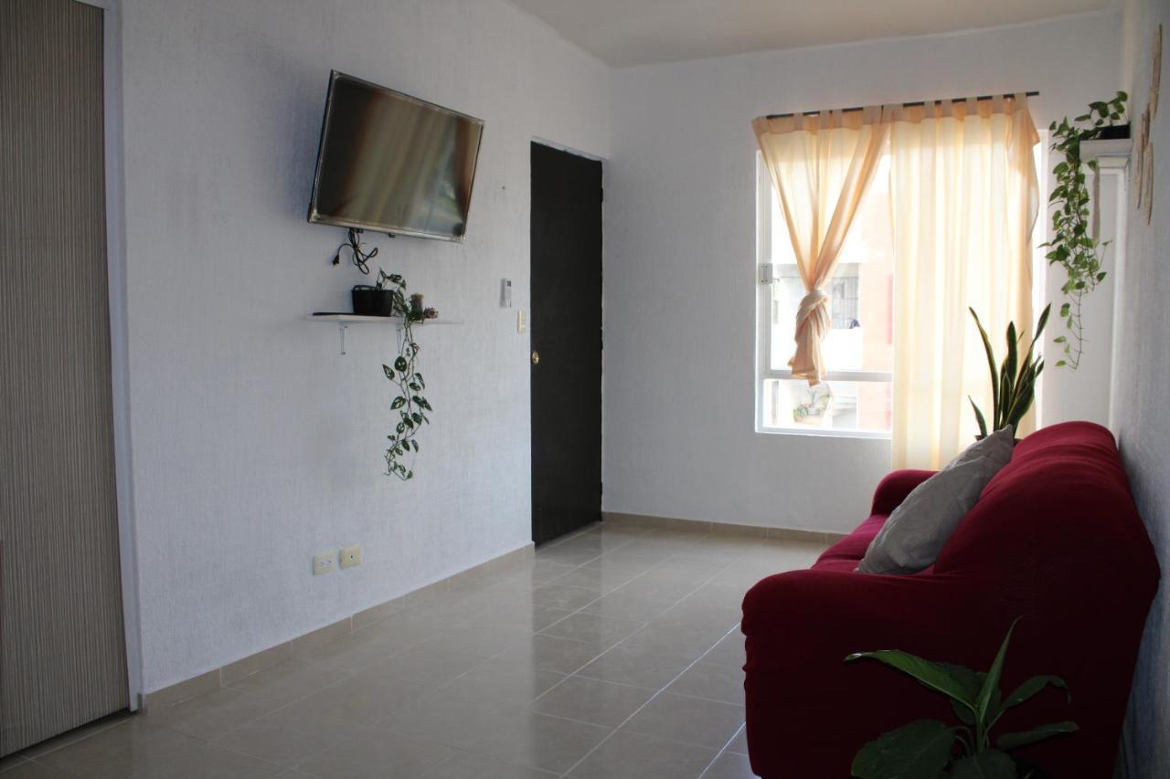 Relajante Y Acogedor Apartamento Con Alberca En Канкун Экстерьер фото