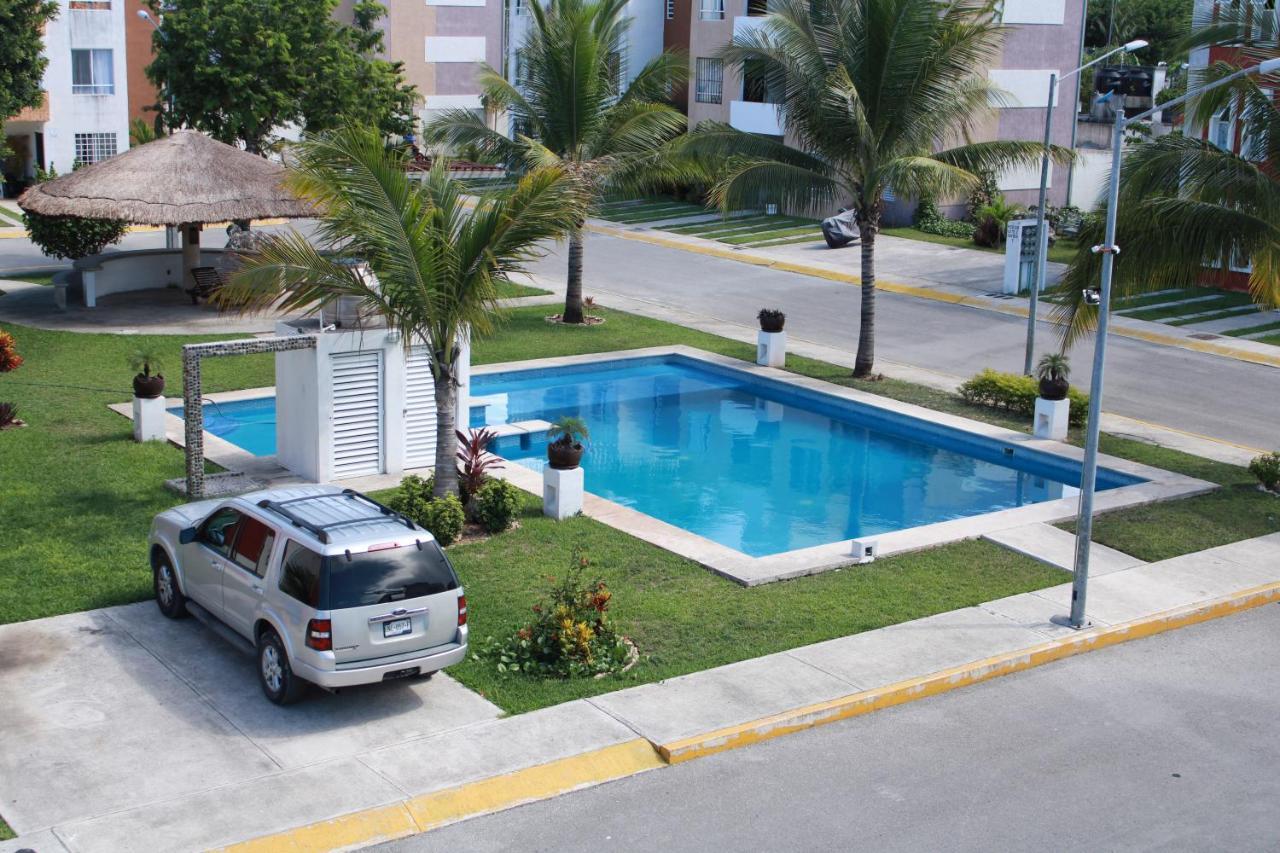 Relajante Y Acogedor Apartamento Con Alberca En Канкун Экстерьер фото