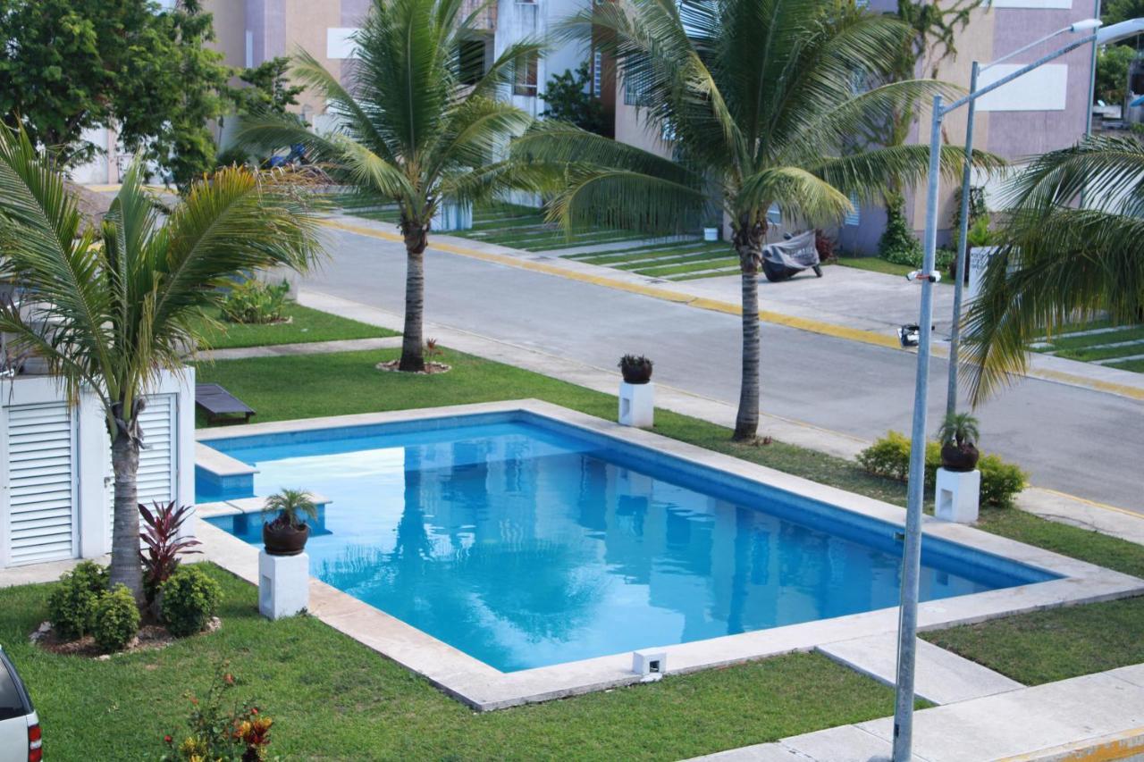 Relajante Y Acogedor Apartamento Con Alberca En Канкун Экстерьер фото